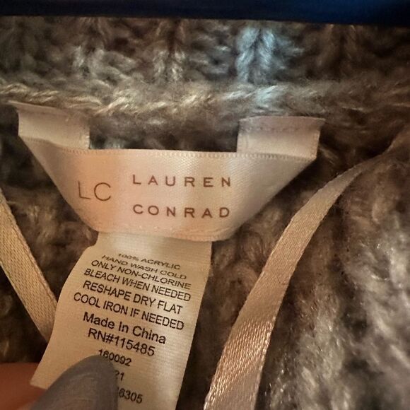 Lauren Conrad Slouchy Turtleneck Poncho - Picture 3 of 3